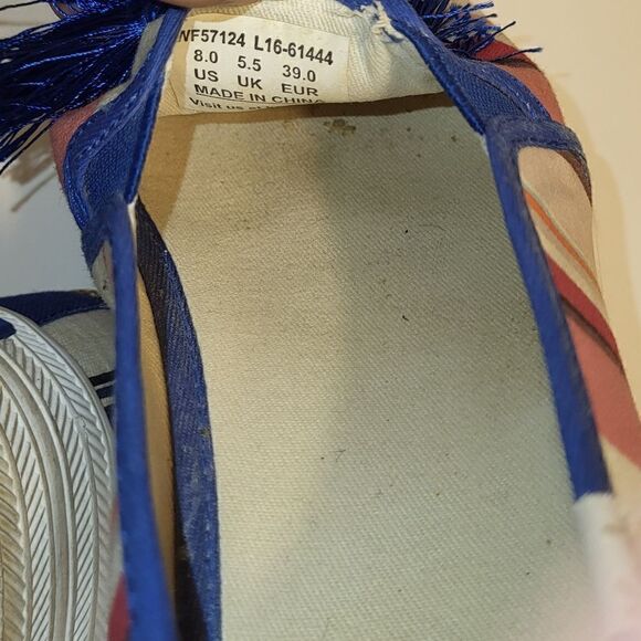 Kate Spade New York x Keds "Triple Decker" Canvas Slip-on Sneakers sz.8 Ret $125 - Picture 8 of 9